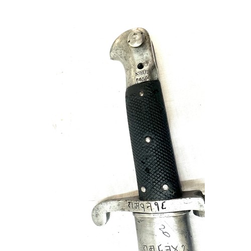 457 - British 1887 pattern sword bayonet pattern sword bayonet various markings