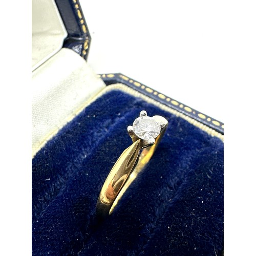 209 - 18ct Gold Diamond Solitaire Ring (2.8g)