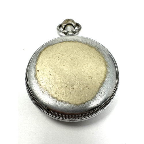 405 - Military ww2 waltham 16s open face pocket watch the watch is not ticking