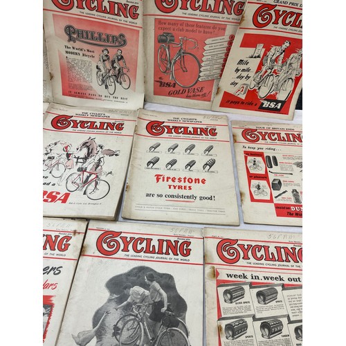 149 - Large selection of vintage cycling magazines