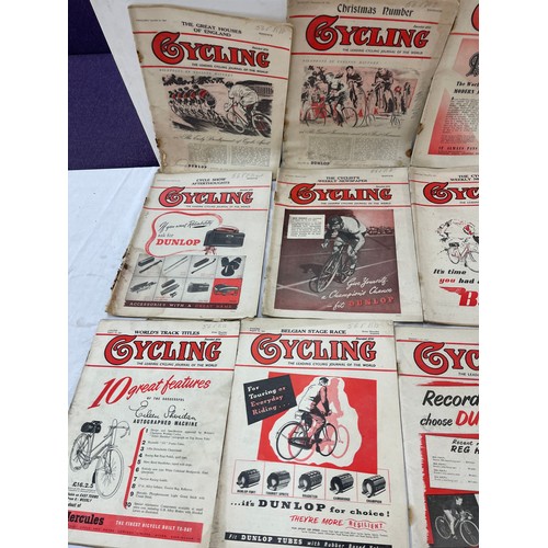 149 - Large selection of vintage cycling magazines