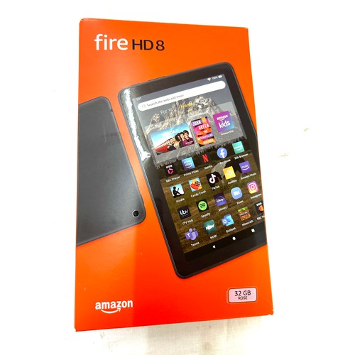 103 - Brand new fire Amazon Fire HD8 32gb rose tablet