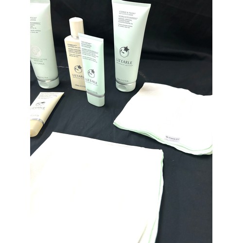 27 - Brand new and packaged Liz Earle skin care products to include skin booster, super skin concrete, sk... 