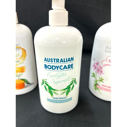 66 - Selection of 5 brand new Australian bodycare skin wash to include Citrus, Eucalyptis and Rose Gerani... 