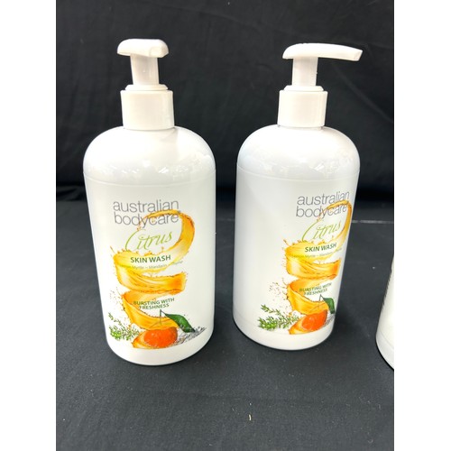 66 - Selection of 5 brand new Australian bodycare skin wash to include Citrus, Eucalyptis and Rose Gerani... 