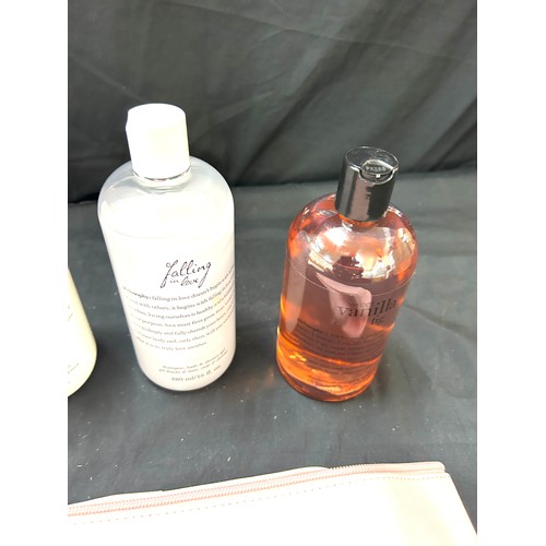 238 - New and sealed Philosophy 'Falling in Love' Shampoo, Bath & Shower Gel, Pure Grace, Amazing Grace, S... 