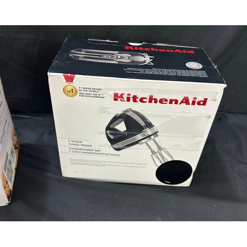 274 - Cordless KitchenAid cordless hand mixer, Kitchenaid 7 speed hand mixer, kitchenAid scoop/spade set- ... 