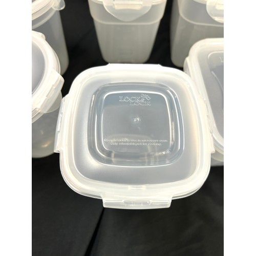 186 - Large selection and new LocknLock plastic storage containers, various sizes 25 in total