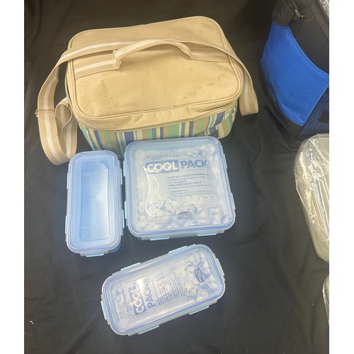 99 - Selection of varied sized LocknLock storage containers in their LocknLock bags