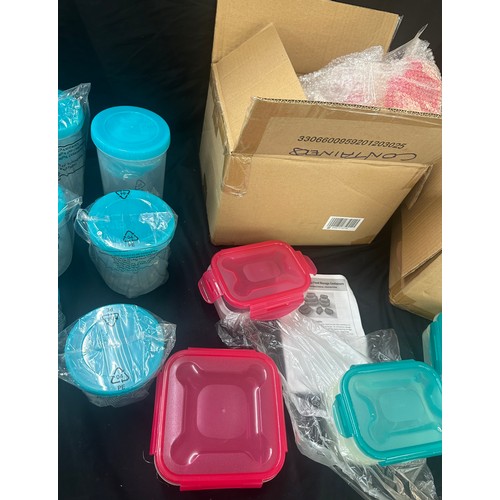 208 - Large selection of Prepology food storage containers to include various sizes and colours