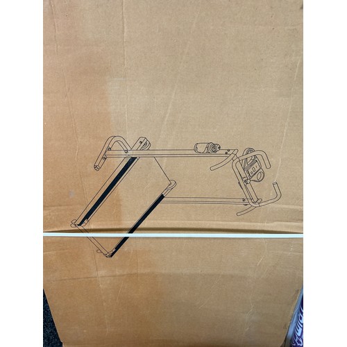 377 - Selection of  exercise equipment to include a Brand new treadmill in box still sealed item number 53... 