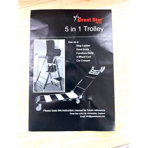 378 - Two brand new storage trolleys to include a LocknLock and a Great Star 5 in one