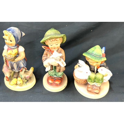 406 - Selection of Hummel Goebel figures