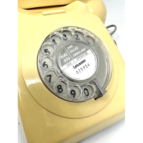 30 - Vintage cream  plastic telephone