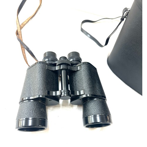 370 - Pair of  cased Zenith binoculars no.27101