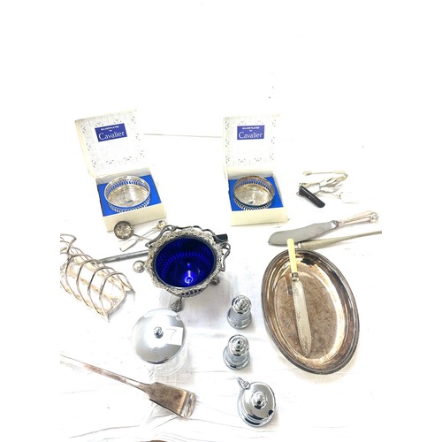 73 - Vintage silver plated items