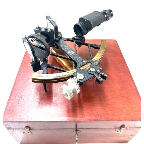 69 - Vintage Cooke Marine sextant with key