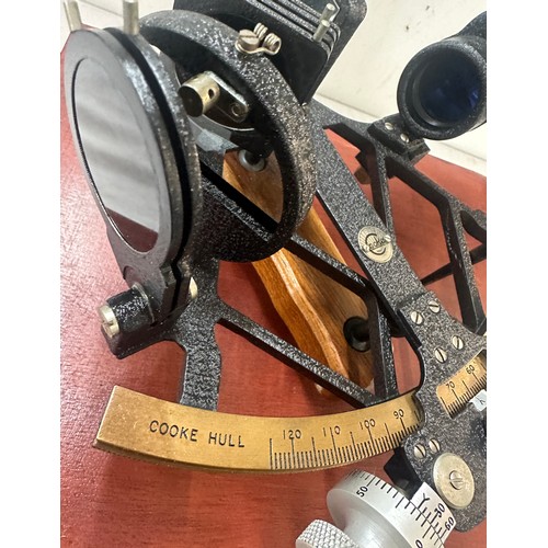 69 - Vintage Cooke Marine sextant with key