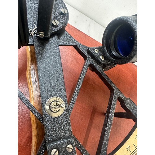 69 - Vintage Cooke Marine sextant with key