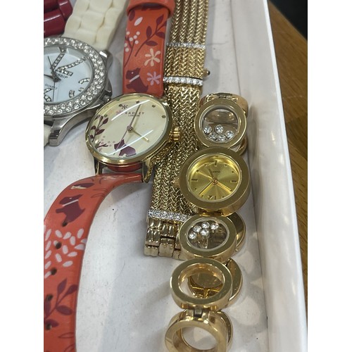 581 - Lare selection of ladies wrist watches includes rotarty, quartz etc