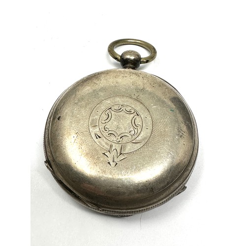 380 - STERLING SILVER Gents Key-wind Pocket Watch Working ELGIN