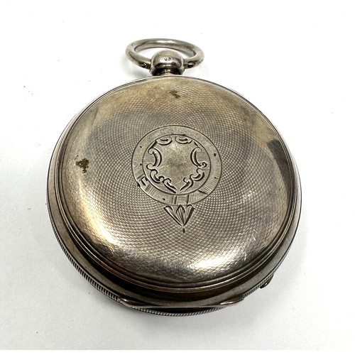 379 - STERLING SILVER Gents Key-wind Pocket Watch Working WALTHAM