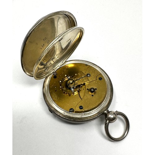 379 - STERLING SILVER Gents Key-wind Pocket Watch Working WALTHAM