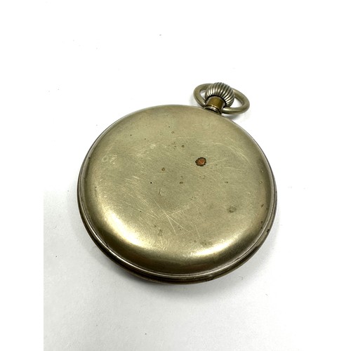 387 - OMEGA Military Style Gents Hand-wind Pocket Watch not ticking