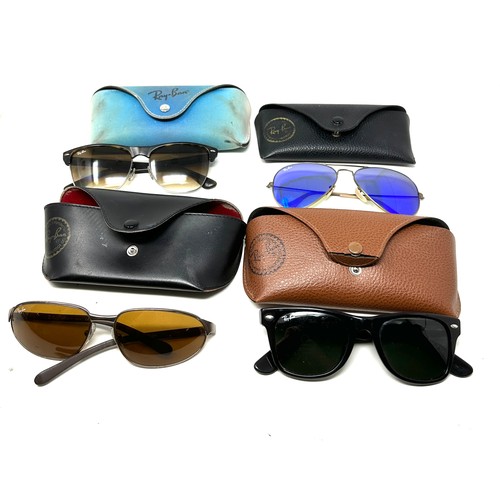 465 - Collection of Designer Ray-Ban Sunglasses Inc Cases x 4