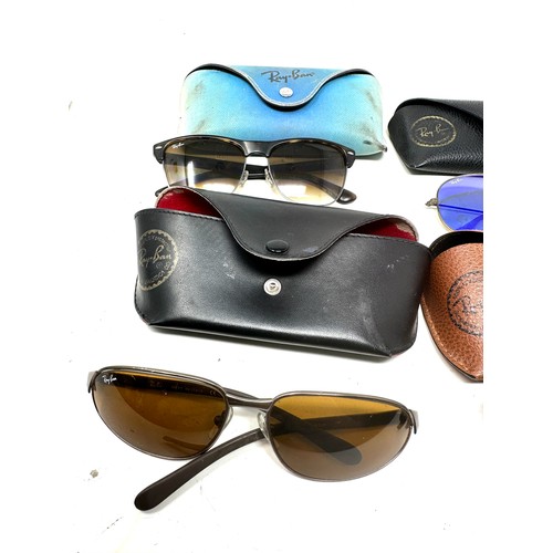 465 - Collection of Designer Ray-Ban Sunglasses Inc Cases x 4