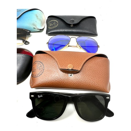 465 - Collection of Designer Ray-Ban Sunglasses Inc Cases x 4