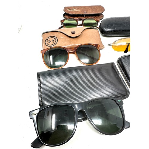 466 - Collection of Designer Ray-Ban Sunglasses Inc Cases x 5