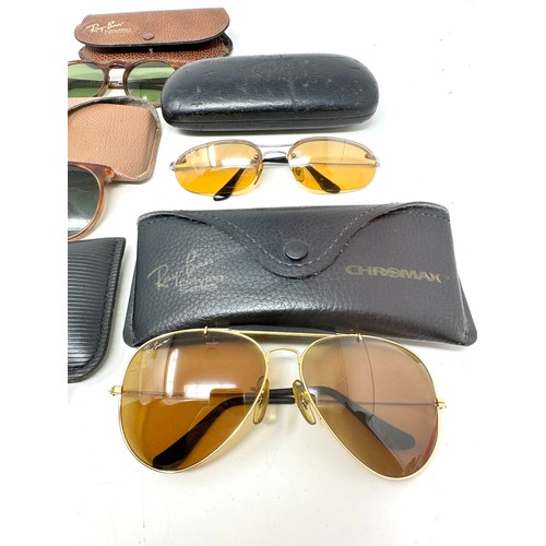 466 - Collection of Designer Ray-Ban Sunglasses Inc Cases x 5