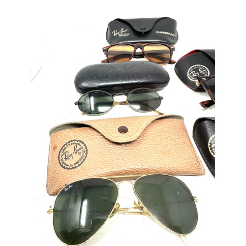 467 - Collection of Designer Ray-Ban Sunglasses Inc  Cases x 5