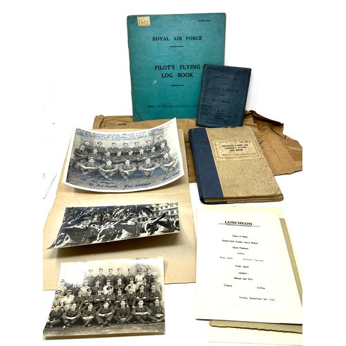 452 - WW2 R.A.F Log Books, Service Books & Photos for G.A. Wilson