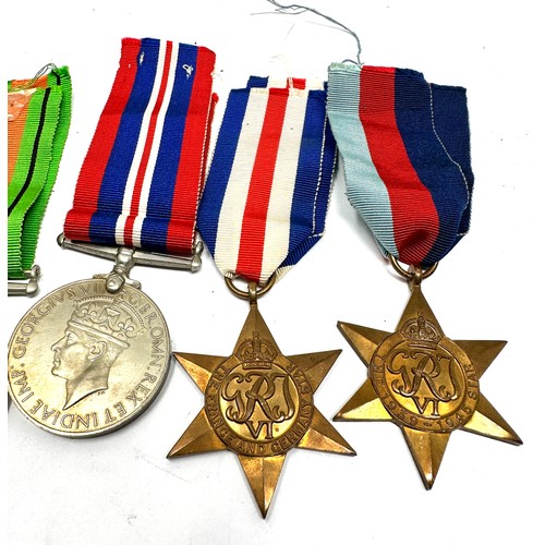 456 - WW2 Palestine 1945-48 Medal Group inc. France and Germany Star to pte arnold k.o.s.b