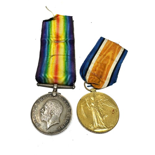 457 - WW1 Medal Pair with Original Ribbons Named 204924 Pte. S. Tatter l/pool .r