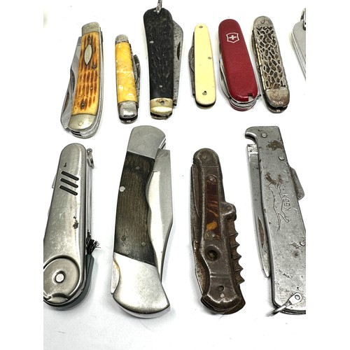 471 - 15 x Vintage Assorted Pocket KNIVES  Inc Smokers Knives, Pen Knives Etc