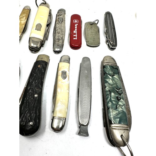 470 - 15 x Vintage Assorted Pocket KNIVES  Inc Smokers Knives, Pen Knives Etc