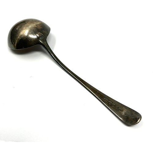 5 - Georgian silver ladle