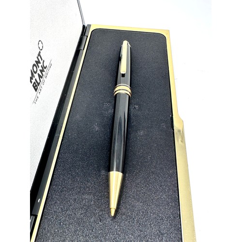 412 - montblanc meisterstuck ballpoint pen / biro boxed