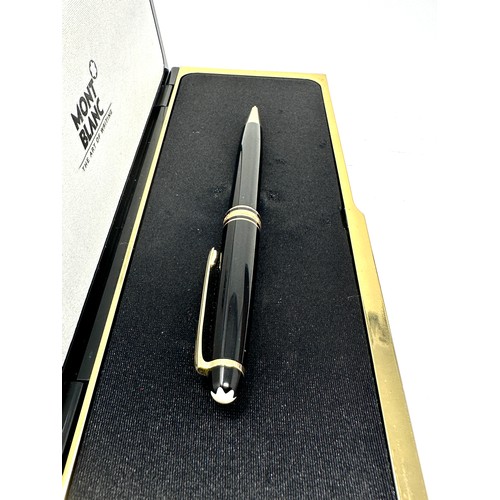 412 - montblanc meisterstuck ballpoint pen / biro boxed