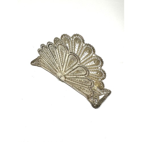 40 - .900 filigree silver napkin holder