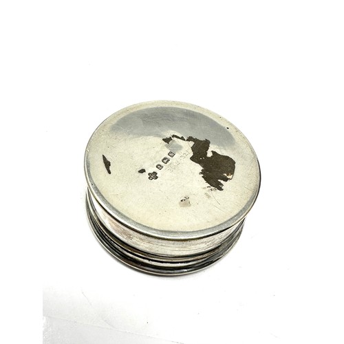 7 - .925 sterling snuff / trinket box