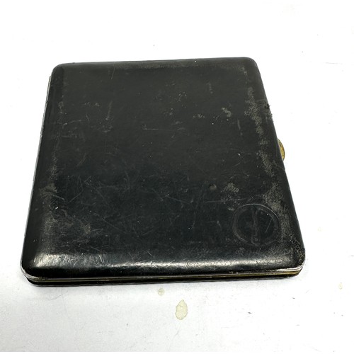 461 - Vintage DUNHILL Black Leather & Cigarette Case Made In Germany