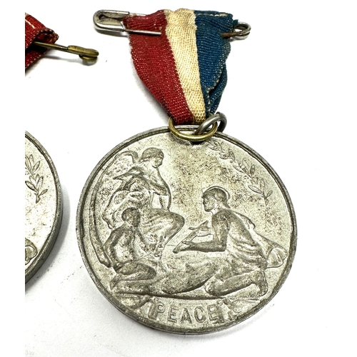 418 - 3 ww1 peace medals