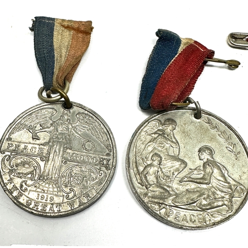 418 - 3 ww1 peace medals