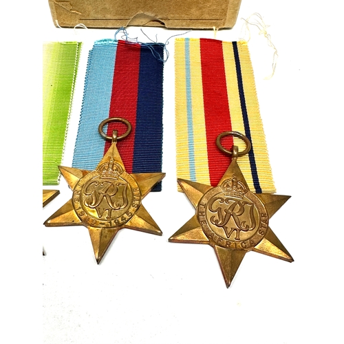 419 - Boxed ww2 medal group  inc atlantic star etc