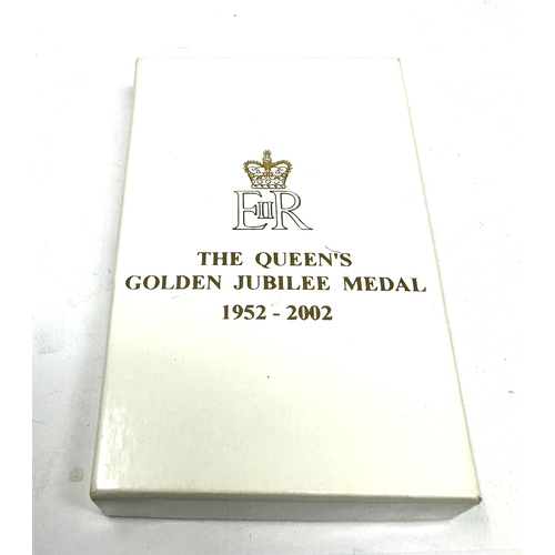 420 - Queens Golden Jubilee Medal 1952-2002 Boxed,