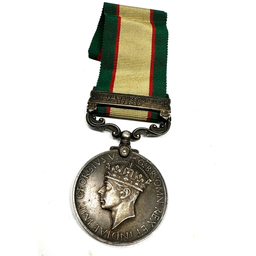 425 - G.V1 India General service medal North west Frontier 1937-39 to 4857919.pte.l.atkinson .Leicester re... 